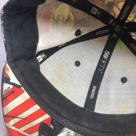 New Era 59fifty‎ G.I. Joe Snake Eyes Cobra Commander Cap Hat Size 7.5 59.6 cm - Picture 8 of 16